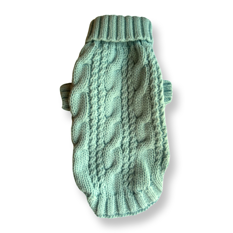 Peppermint Green Pawfect Pup Jumper - Clearance Sale-0